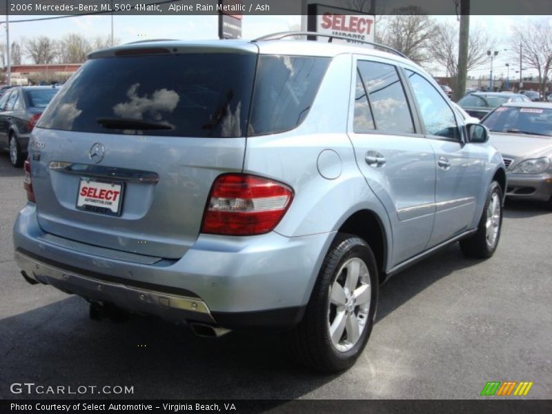 Alpine Rain Metallic / Ash 2006 Mercedes-Benz ML 500 4Matic