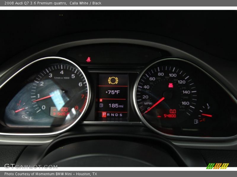 Calla White / Black 2008 Audi Q7 3.6 Premium quattro