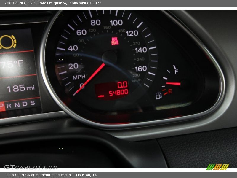 Calla White / Black 2008 Audi Q7 3.6 Premium quattro