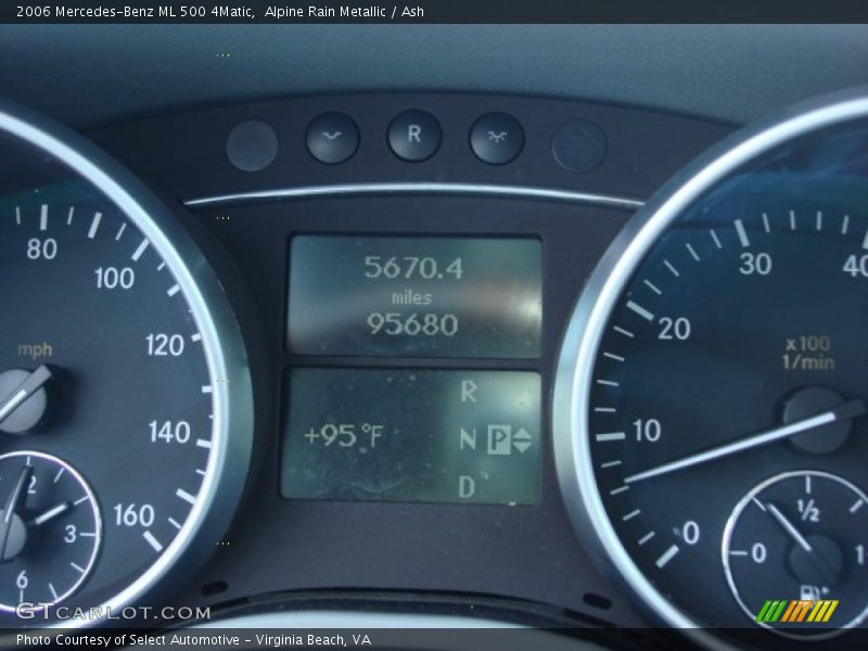 Alpine Rain Metallic / Ash 2006 Mercedes-Benz ML 500 4Matic