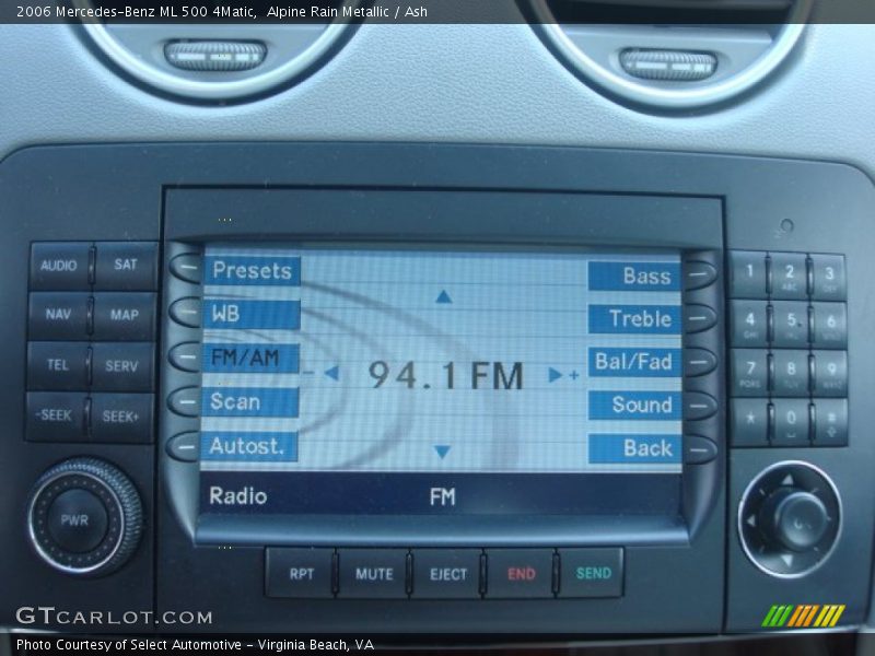 Alpine Rain Metallic / Ash 2006 Mercedes-Benz ML 500 4Matic