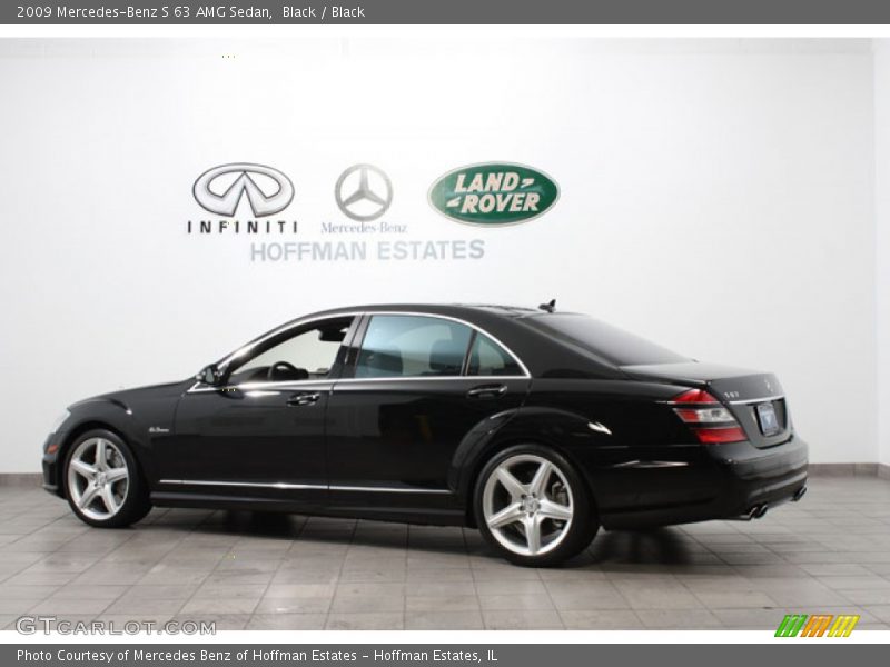 Black / Black 2009 Mercedes-Benz S 63 AMG Sedan