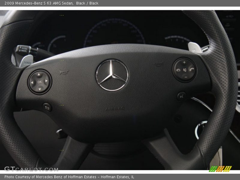 Black / Black 2009 Mercedes-Benz S 63 AMG Sedan
