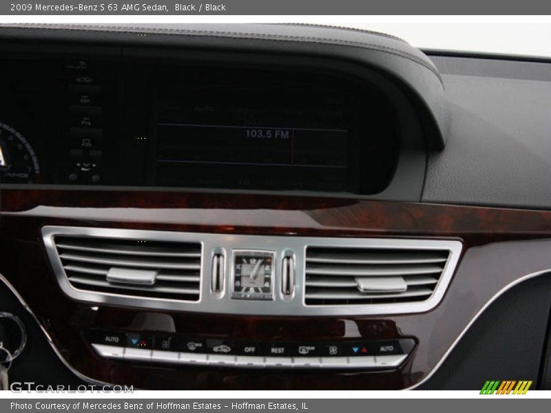 Black / Black 2009 Mercedes-Benz S 63 AMG Sedan