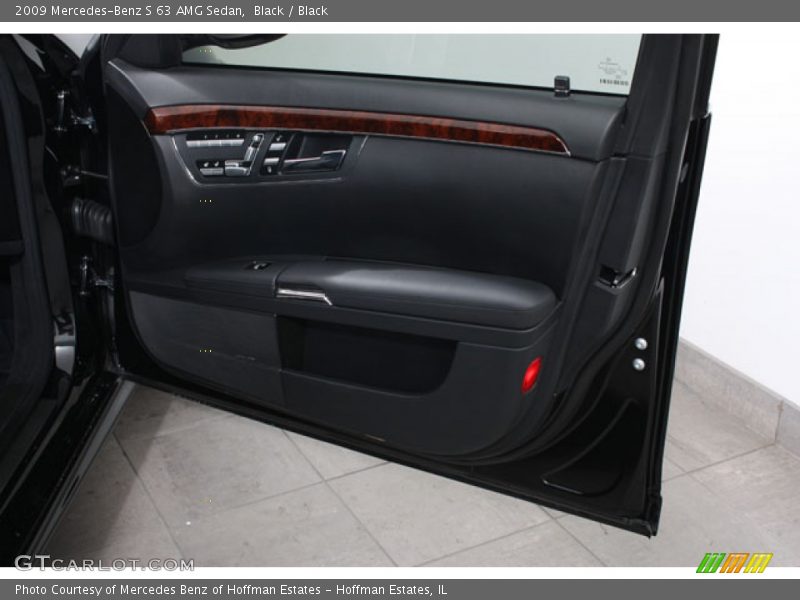 Black / Black 2009 Mercedes-Benz S 63 AMG Sedan