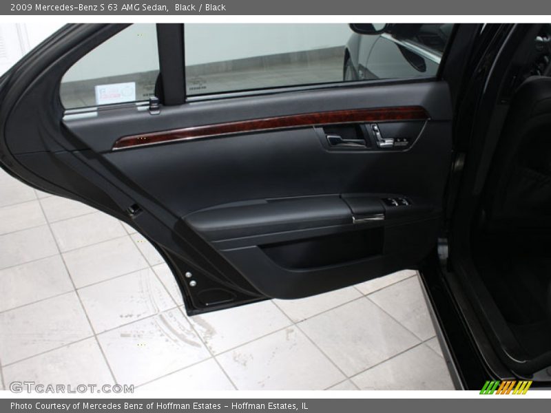 Black / Black 2009 Mercedes-Benz S 63 AMG Sedan