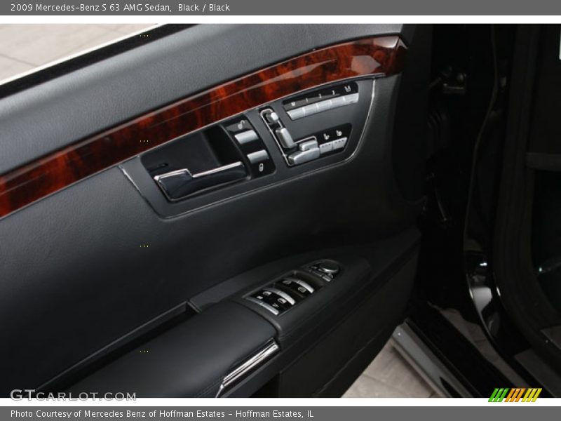 Black / Black 2009 Mercedes-Benz S 63 AMG Sedan
