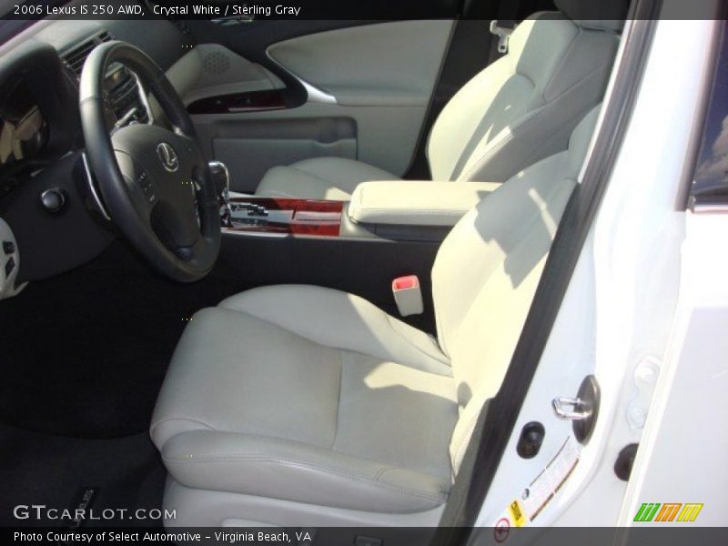 Crystal White / Sterling Gray 2006 Lexus IS 250 AWD
