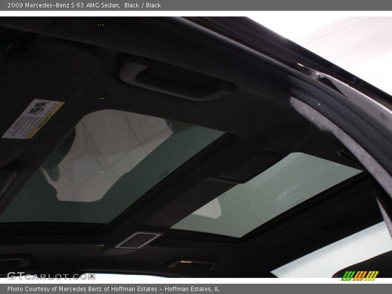 Black / Black 2009 Mercedes-Benz S 63 AMG Sedan