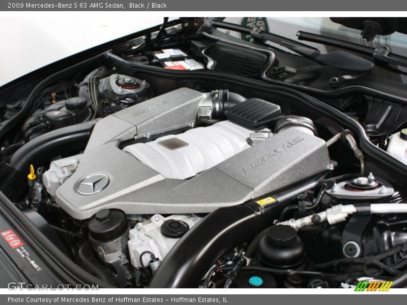 Black / Black 2009 Mercedes-Benz S 63 AMG Sedan