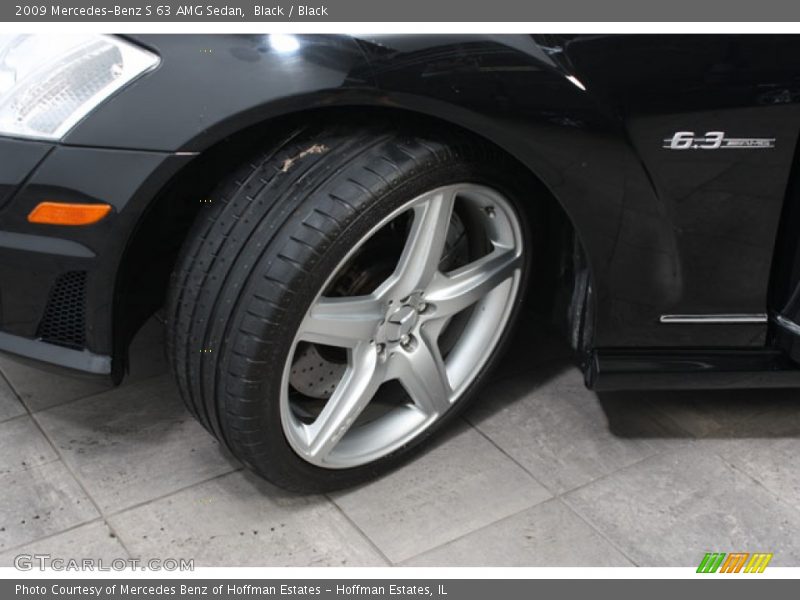 Black / Black 2009 Mercedes-Benz S 63 AMG Sedan