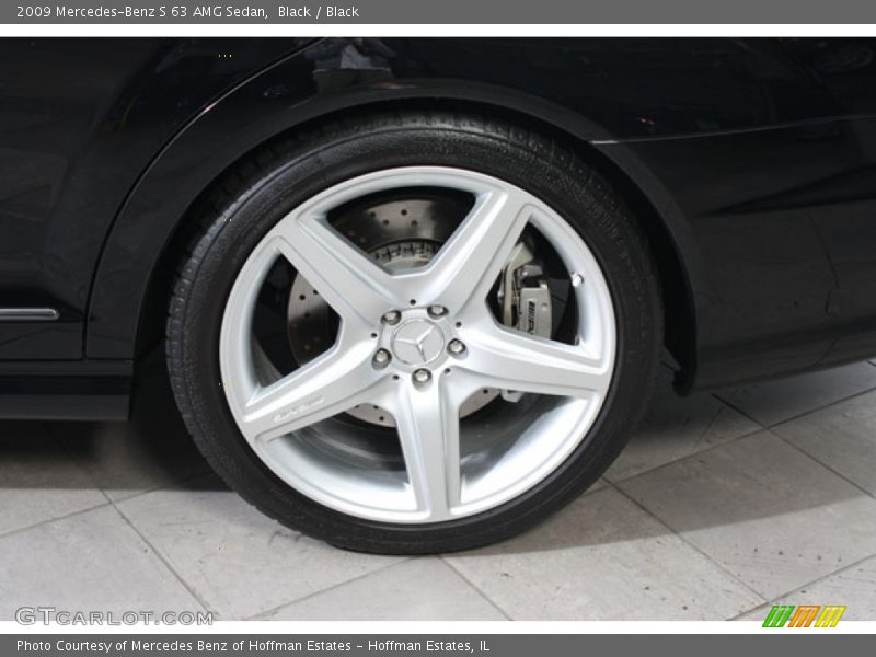 Black / Black 2009 Mercedes-Benz S 63 AMG Sedan