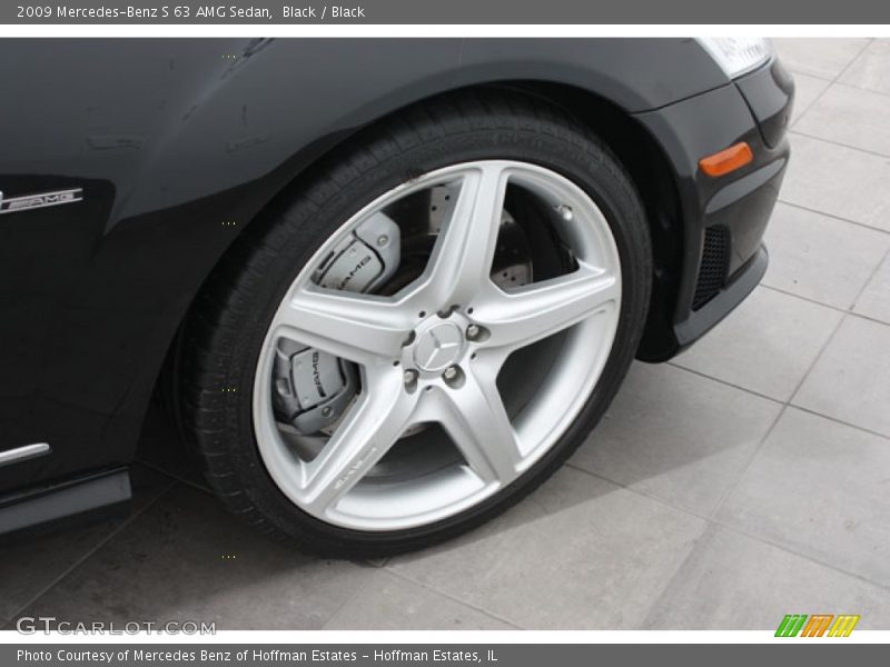 Black / Black 2009 Mercedes-Benz S 63 AMG Sedan
