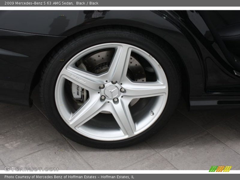 Black / Black 2009 Mercedes-Benz S 63 AMG Sedan