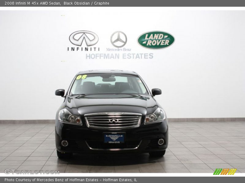 Black Obsidian / Graphite 2008 Infiniti M 45x AWD Sedan