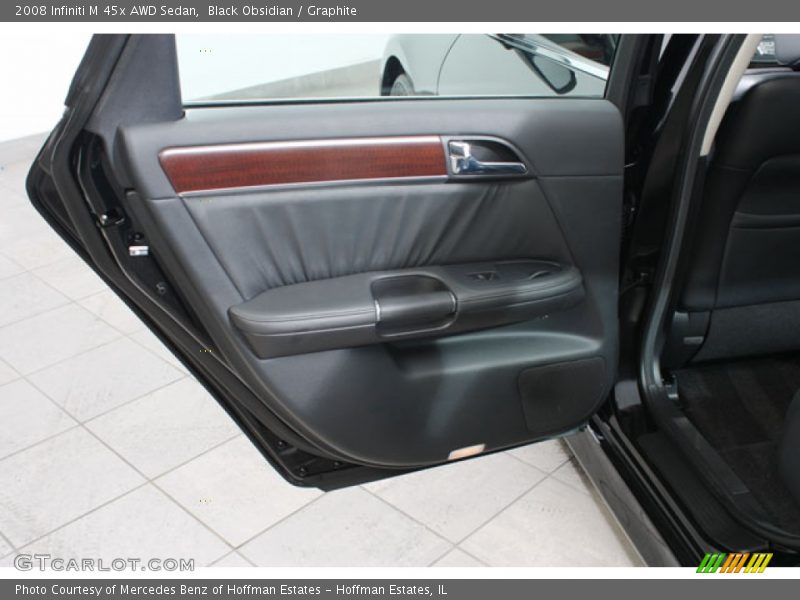 Black Obsidian / Graphite 2008 Infiniti M 45x AWD Sedan