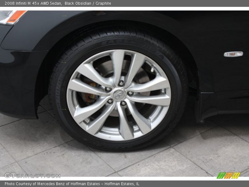 Black Obsidian / Graphite 2008 Infiniti M 45x AWD Sedan