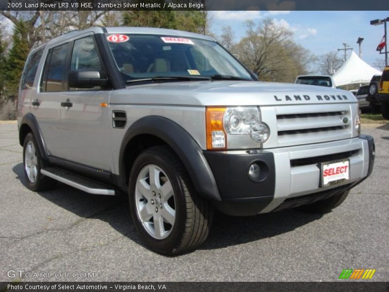 Zambezi Silver Metallic / Alpaca Beige 2005 Land Rover LR3 V8 HSE