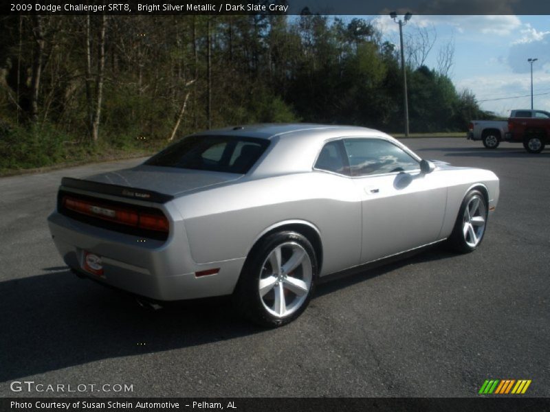 Bright Silver Metallic / Dark Slate Gray 2009 Dodge Challenger SRT8