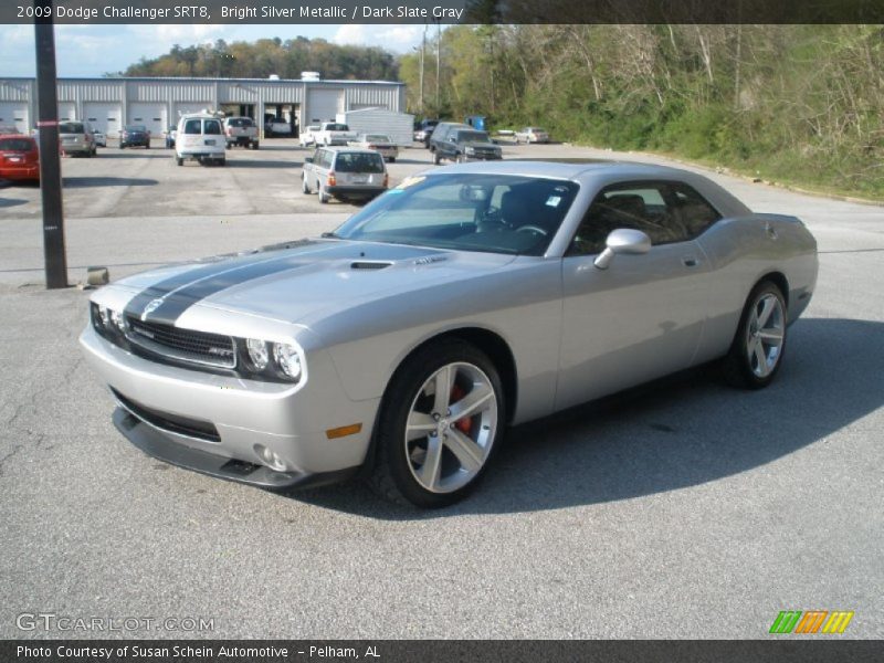 Bright Silver Metallic / Dark Slate Gray 2009 Dodge Challenger SRT8