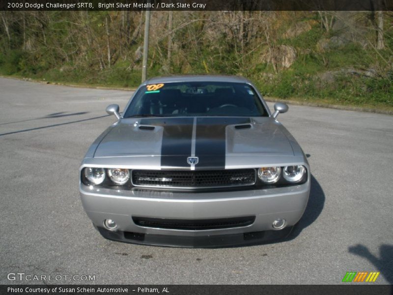 Bright Silver Metallic / Dark Slate Gray 2009 Dodge Challenger SRT8