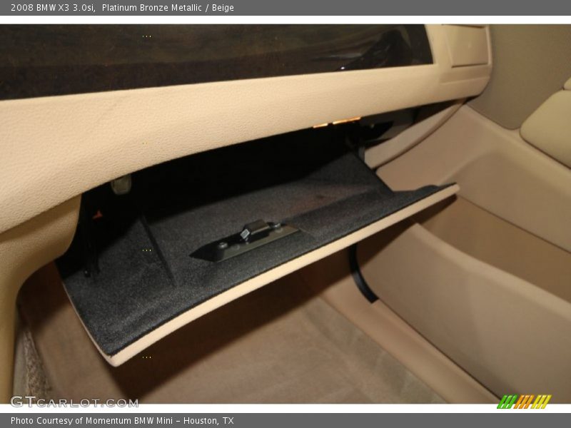 Platinum Bronze Metallic / Beige 2008 BMW X3 3.0si