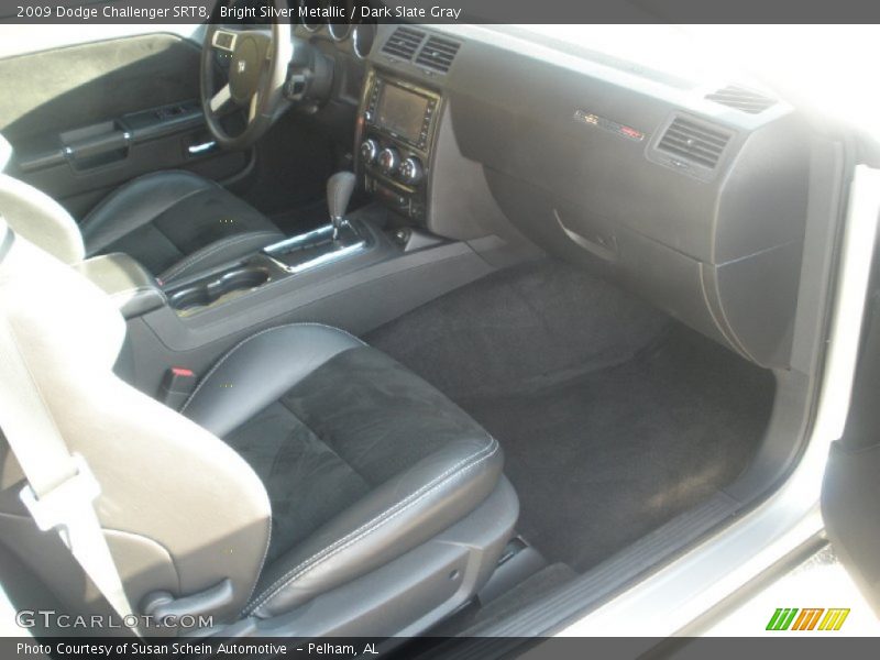 Bright Silver Metallic / Dark Slate Gray 2009 Dodge Challenger SRT8