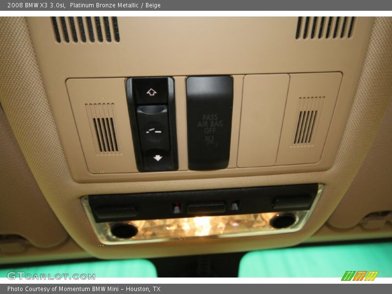 Platinum Bronze Metallic / Beige 2008 BMW X3 3.0si