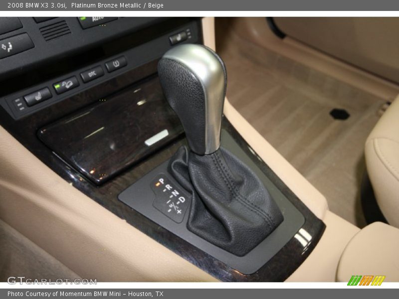 Platinum Bronze Metallic / Beige 2008 BMW X3 3.0si