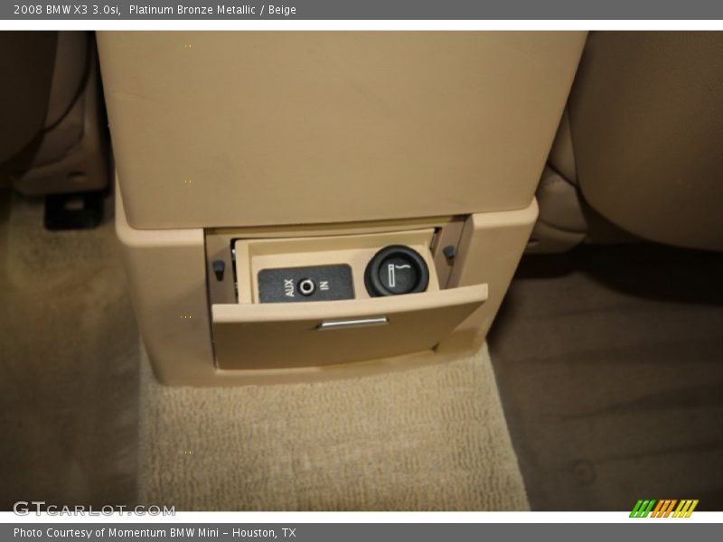 Platinum Bronze Metallic / Beige 2008 BMW X3 3.0si