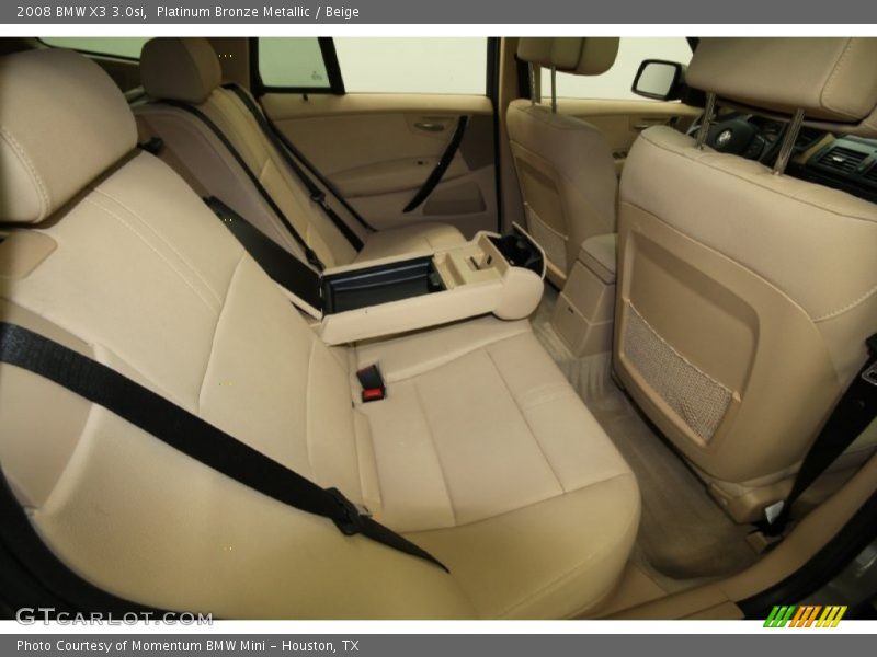 Platinum Bronze Metallic / Beige 2008 BMW X3 3.0si