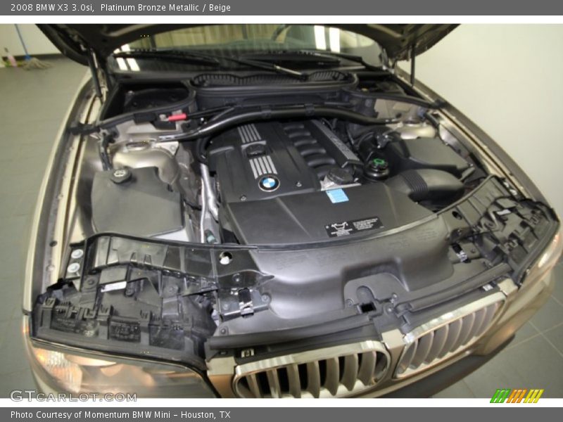 Platinum Bronze Metallic / Beige 2008 BMW X3 3.0si