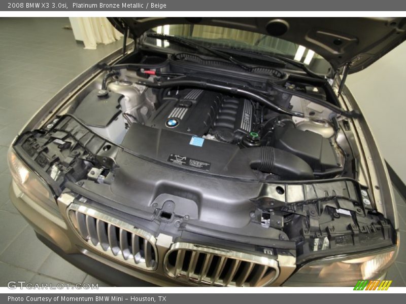 Platinum Bronze Metallic / Beige 2008 BMW X3 3.0si