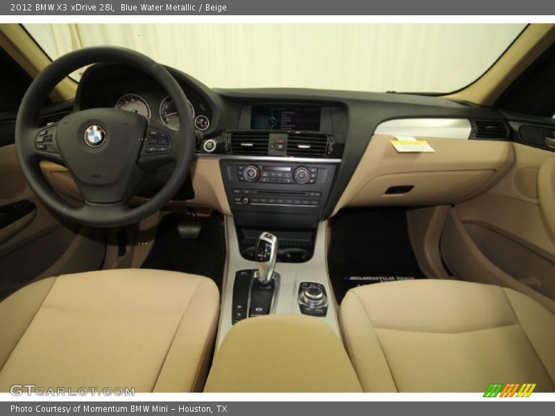 Blue Water Metallic / Beige 2012 BMW X3 xDrive 28i