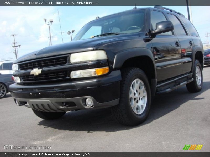 Black / Gray/Dark Charcoal 2004 Chevrolet Tahoe Z71 4x4