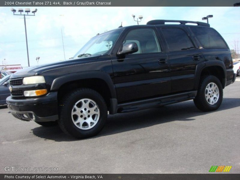 Black / Gray/Dark Charcoal 2004 Chevrolet Tahoe Z71 4x4