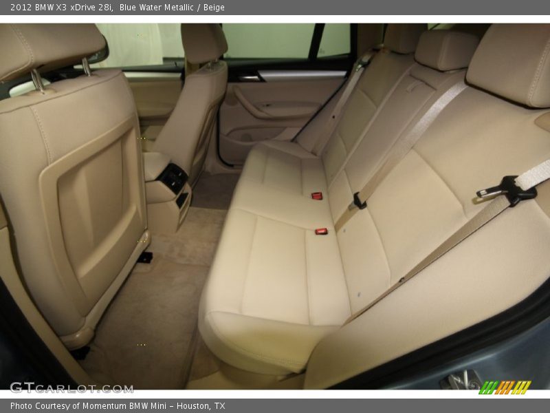 Blue Water Metallic / Beige 2012 BMW X3 xDrive 28i