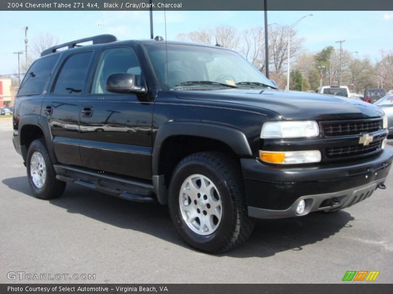 Black / Gray/Dark Charcoal 2004 Chevrolet Tahoe Z71 4x4