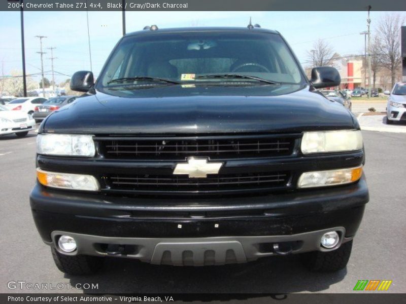 Black / Gray/Dark Charcoal 2004 Chevrolet Tahoe Z71 4x4