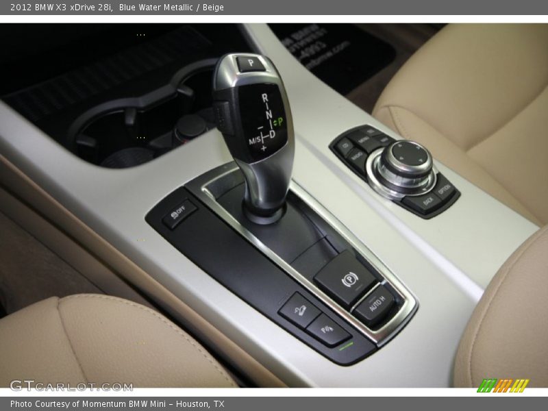 Blue Water Metallic / Beige 2012 BMW X3 xDrive 28i