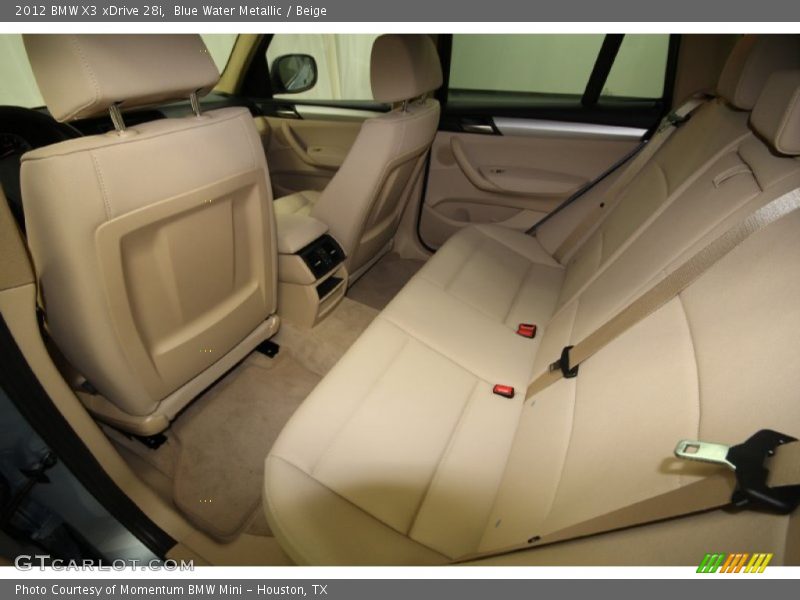 Blue Water Metallic / Beige 2012 BMW X3 xDrive 28i