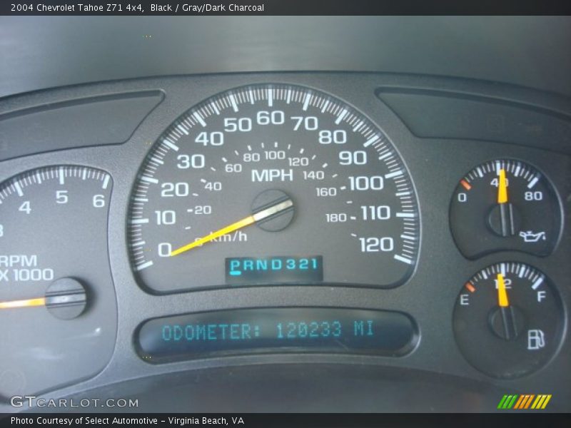 Black / Gray/Dark Charcoal 2004 Chevrolet Tahoe Z71 4x4