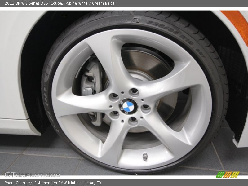 Alpine White / Cream Beige 2012 BMW 3 Series 335i Coupe