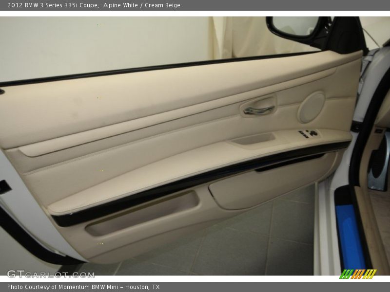 Alpine White / Cream Beige 2012 BMW 3 Series 335i Coupe