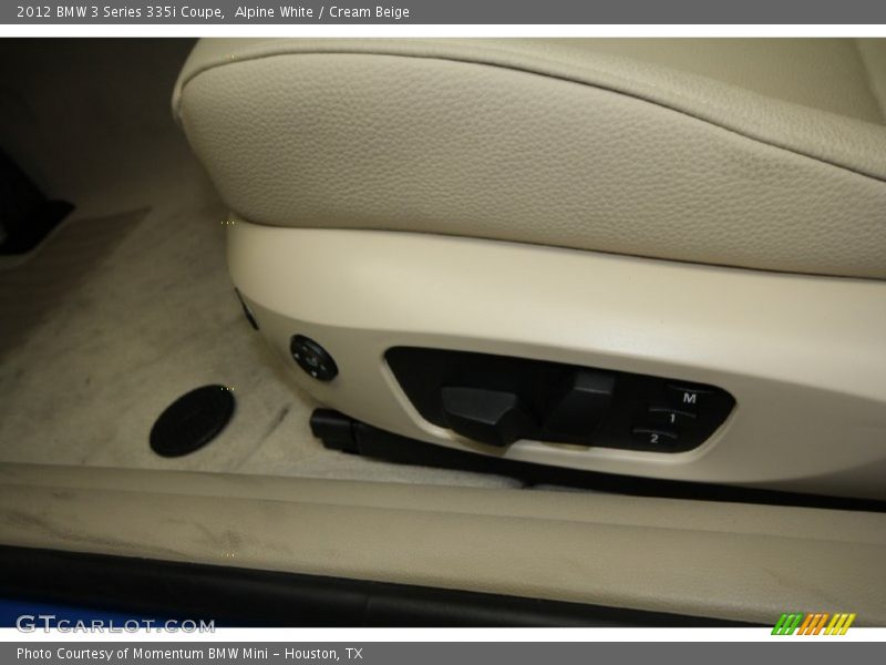 Alpine White / Cream Beige 2012 BMW 3 Series 335i Coupe