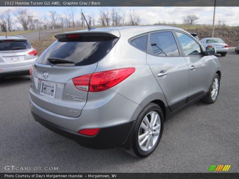 Graphite Gray / Black 2012 Hyundai Tucson GLS AWD