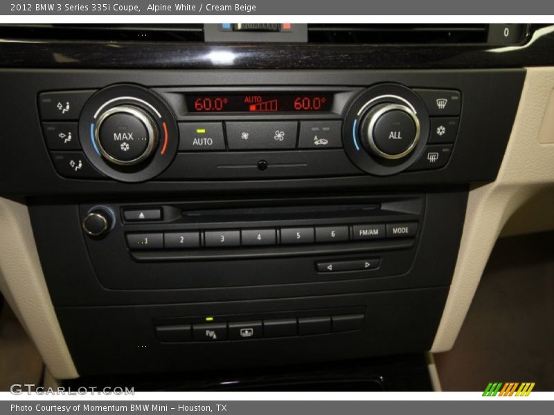 Alpine White / Cream Beige 2012 BMW 3 Series 335i Coupe