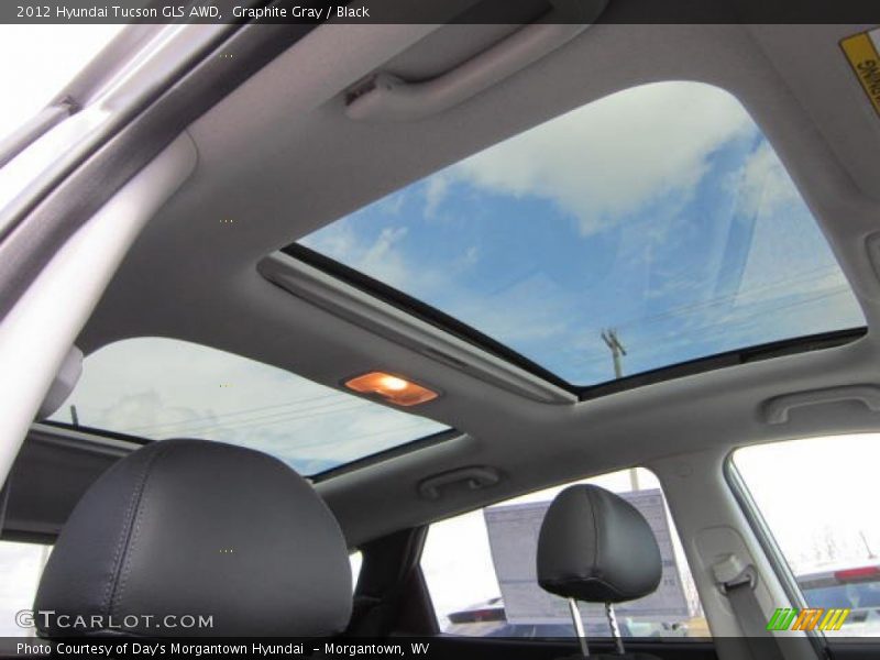 Graphite Gray / Black 2012 Hyundai Tucson GLS AWD
