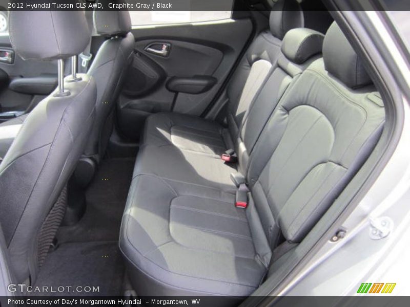 Graphite Gray / Black 2012 Hyundai Tucson GLS AWD