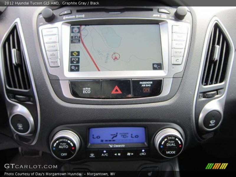 Graphite Gray / Black 2012 Hyundai Tucson GLS AWD